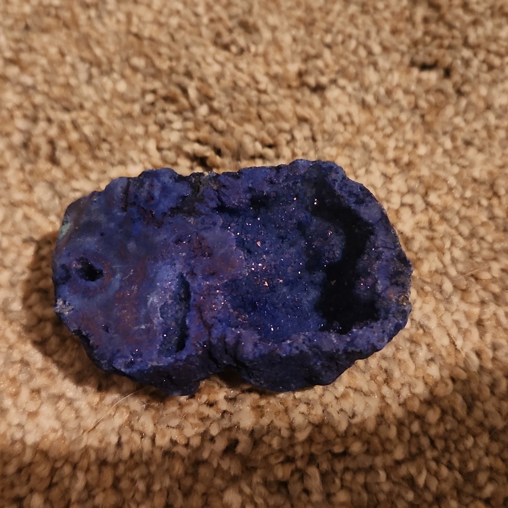 Dyed Rainbow Geode